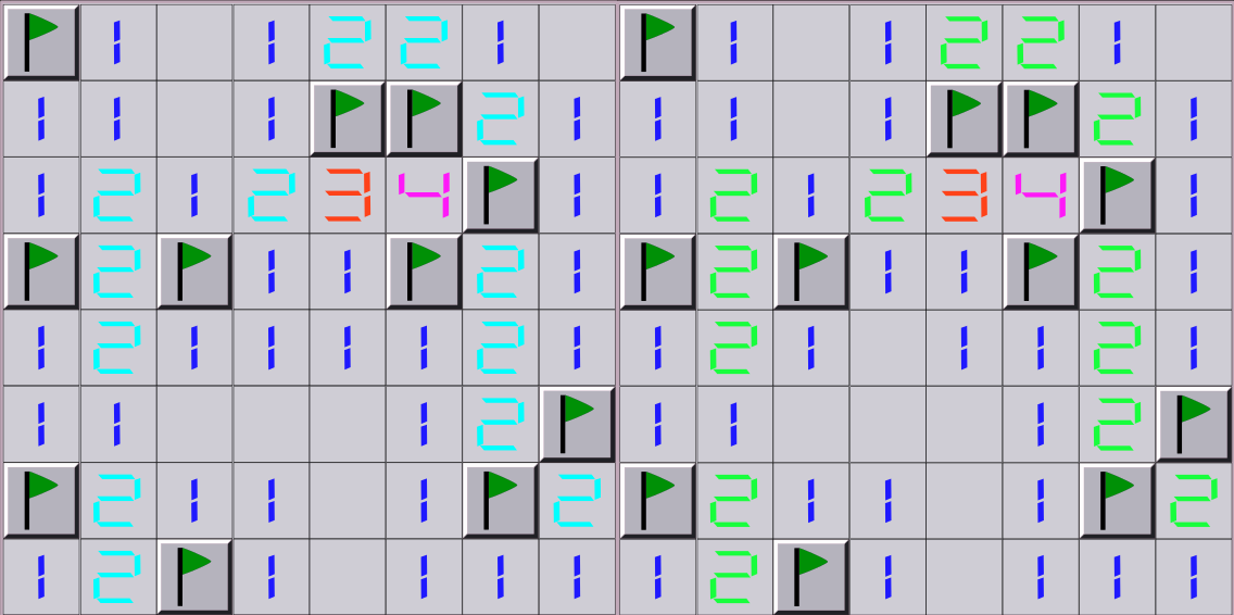 A game of classic gui minesweeper