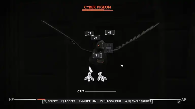 A cyber pigeon targetted in VATS